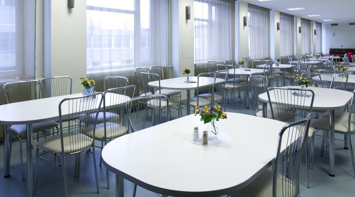 Mental health facility cafeteria