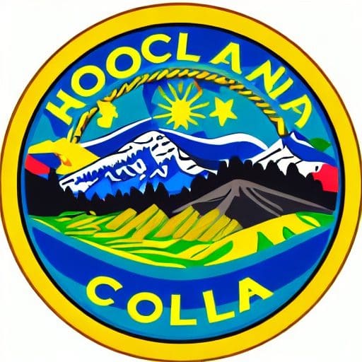Hoopa California Flag