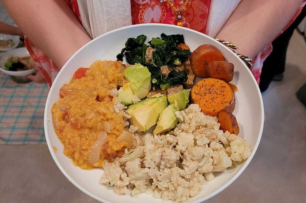 Women wellness retreat food 2