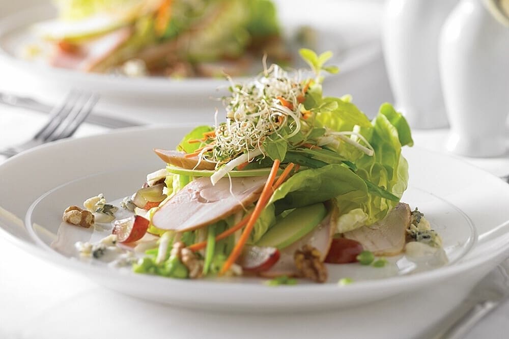 8 day wellness retreat salad