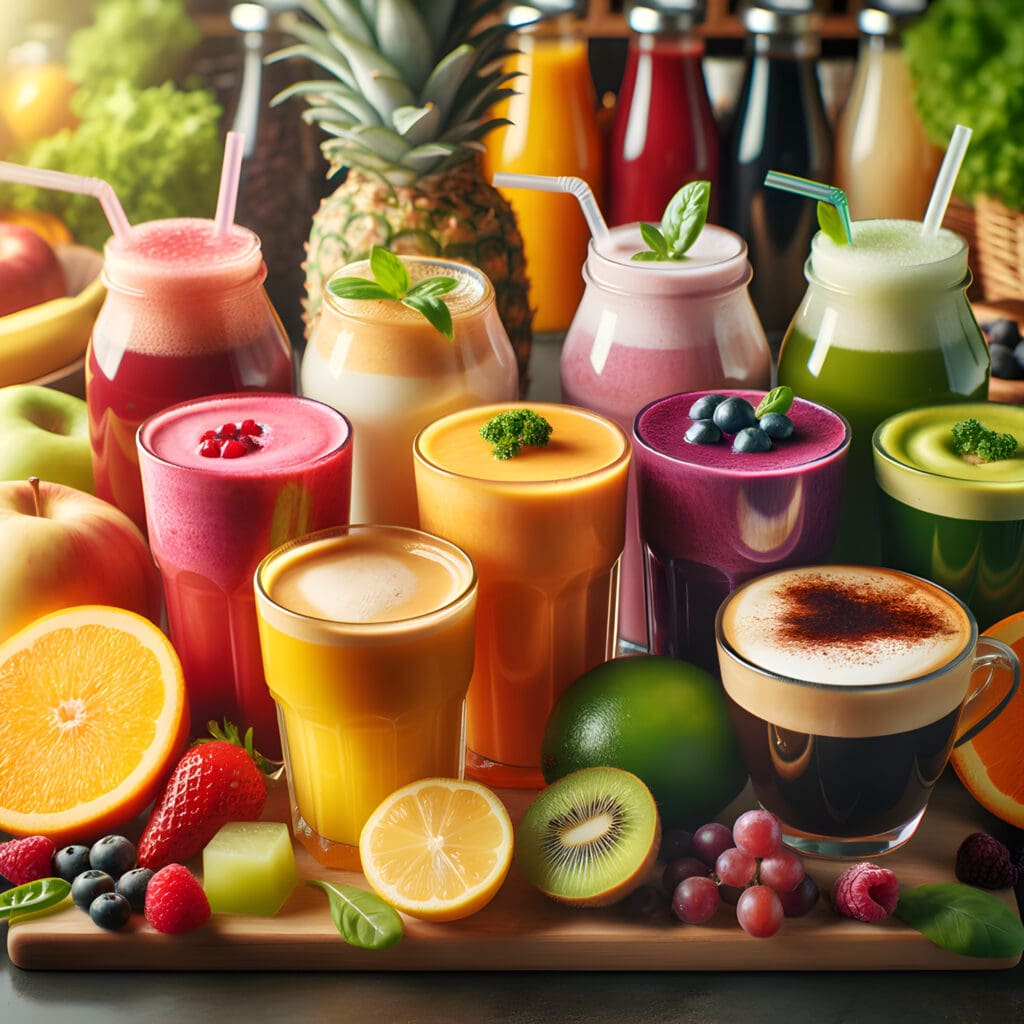 Fresh Juices, Smoothies & Espresso Drinks