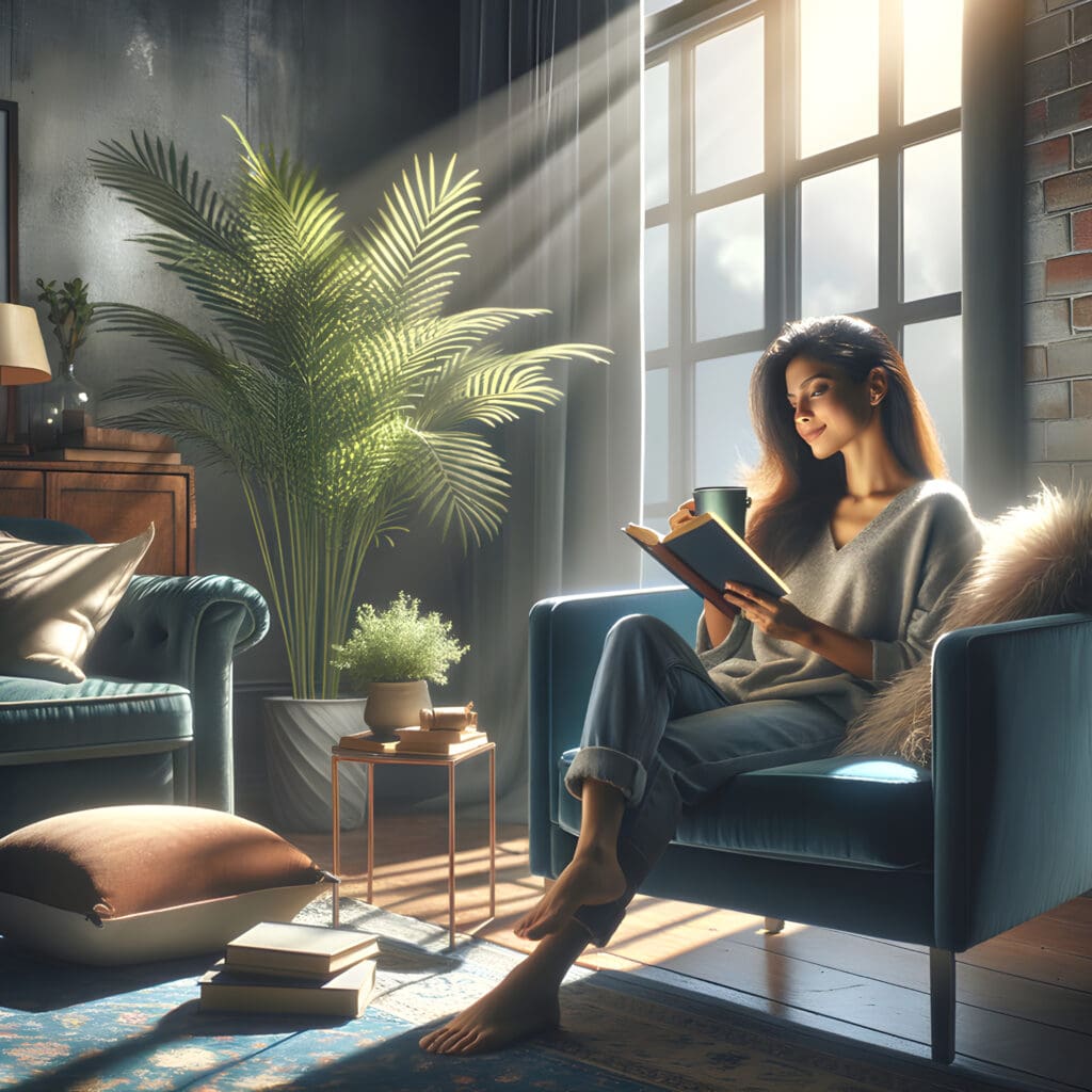 I am appreciating my own company, finding comfort and joy in moments of solitude
