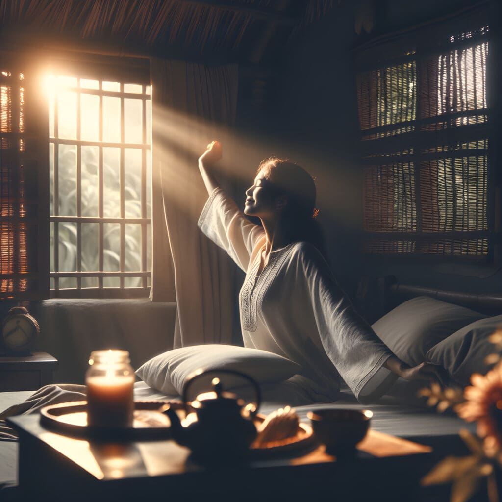 I am awakening each day with a heart full of gratitude, eager to find joy in the simplicity of life