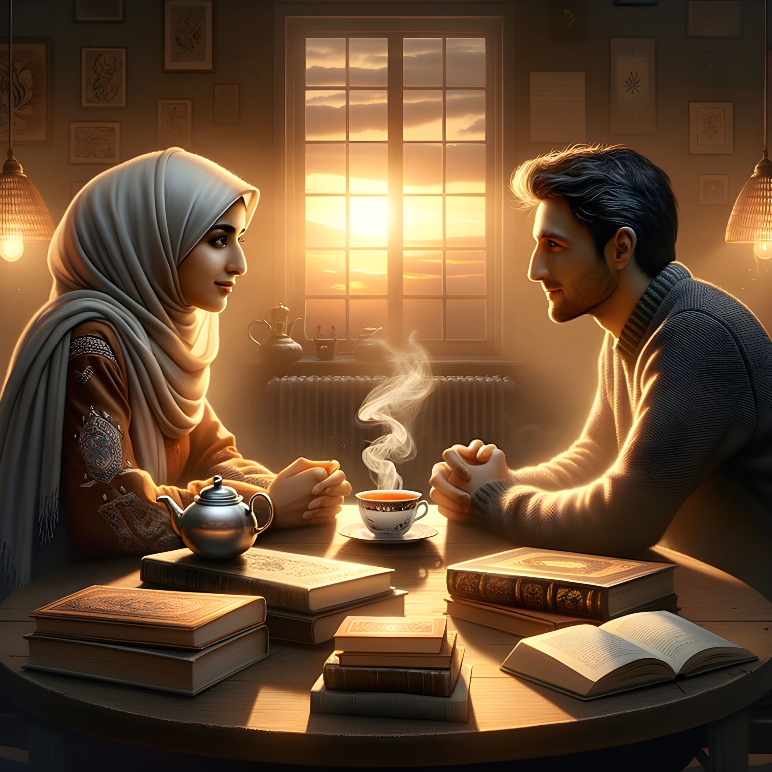 I am celebrating the art of conversation, cherishing the depth that face-to-face interaction brings into my relationships