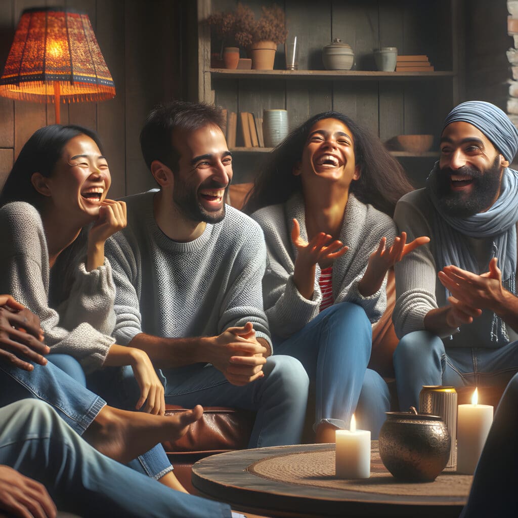 I am cherishing the warmth of real-world gatherings, where laughter and stories are shared without the barrier of screens