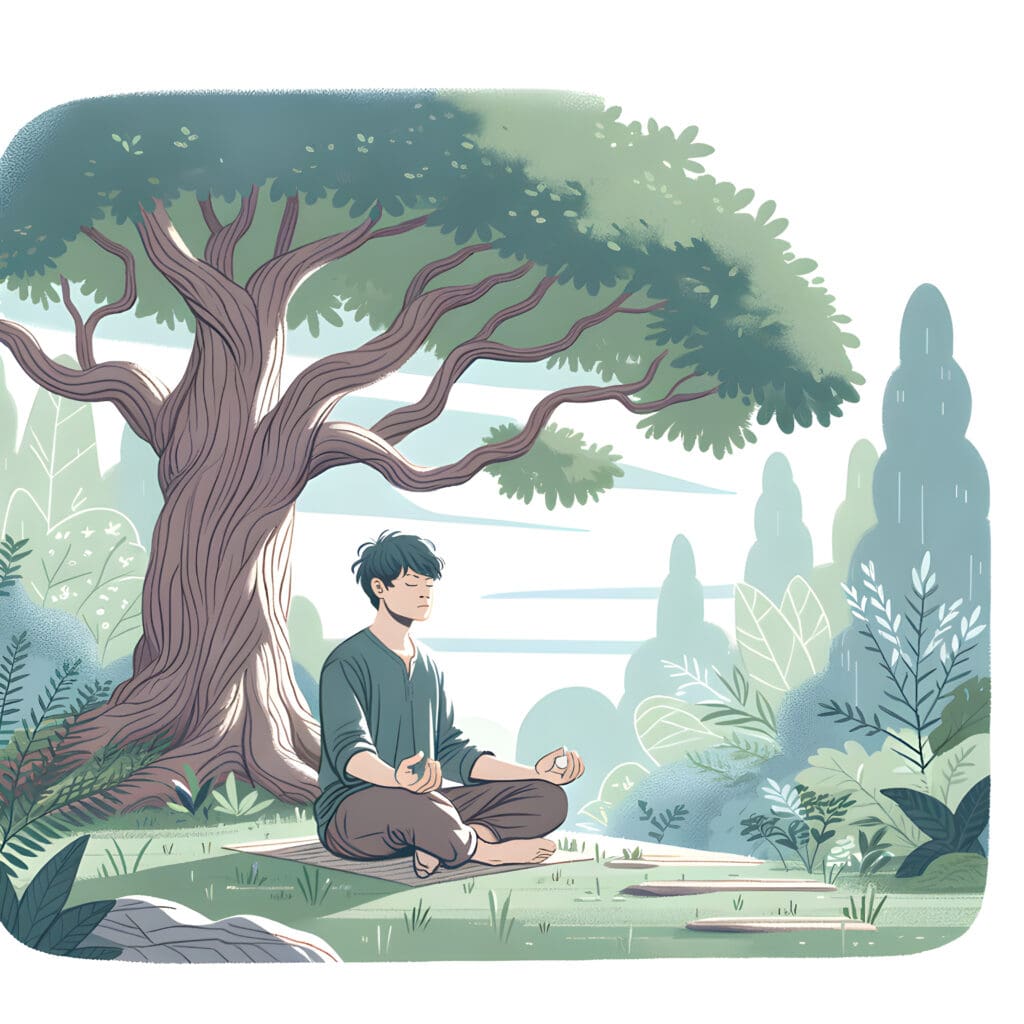 I am cultivating a serene mind, practicing meditation and mindfulness to maintain inner peace