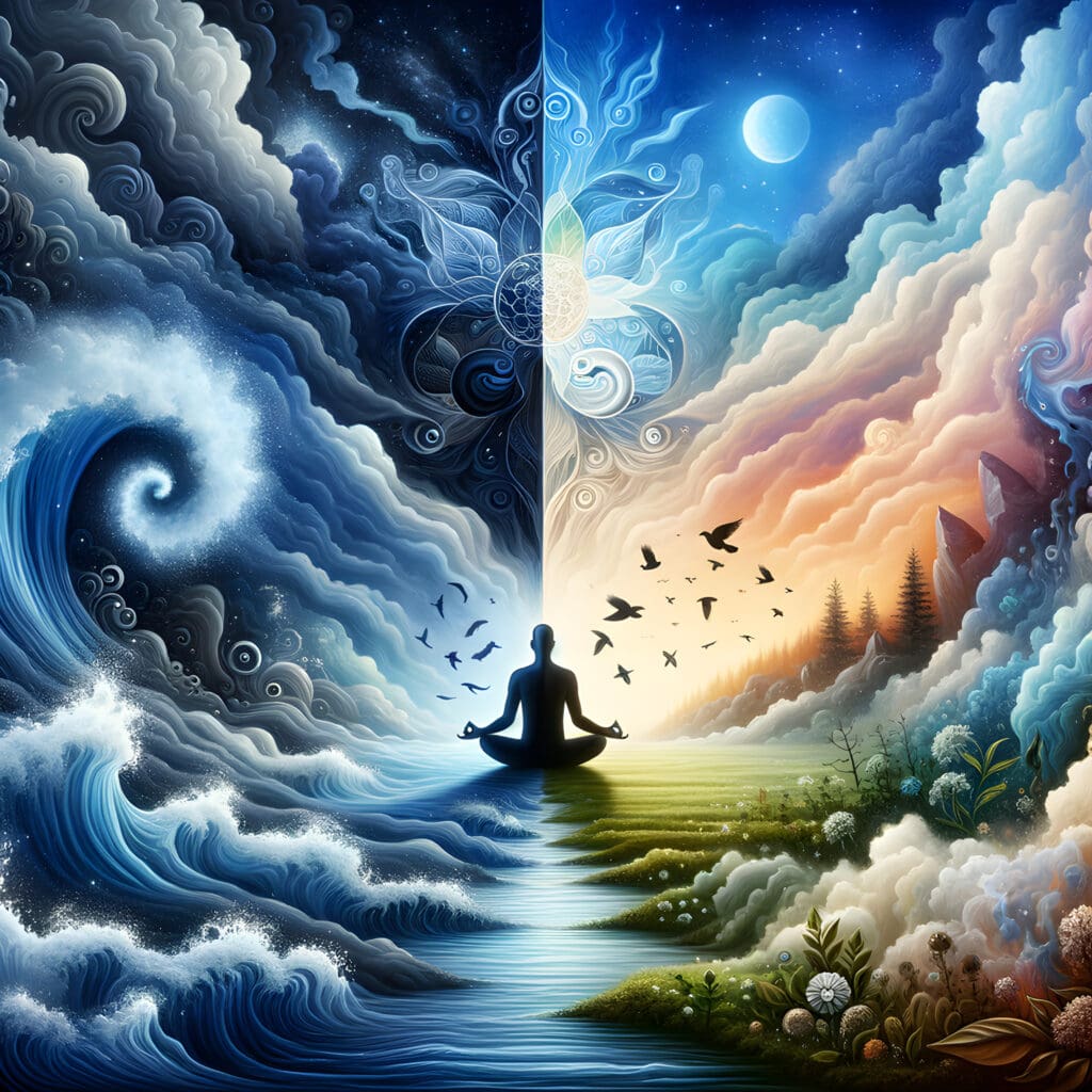 I am cultivating inner peace finding stillness and serenity