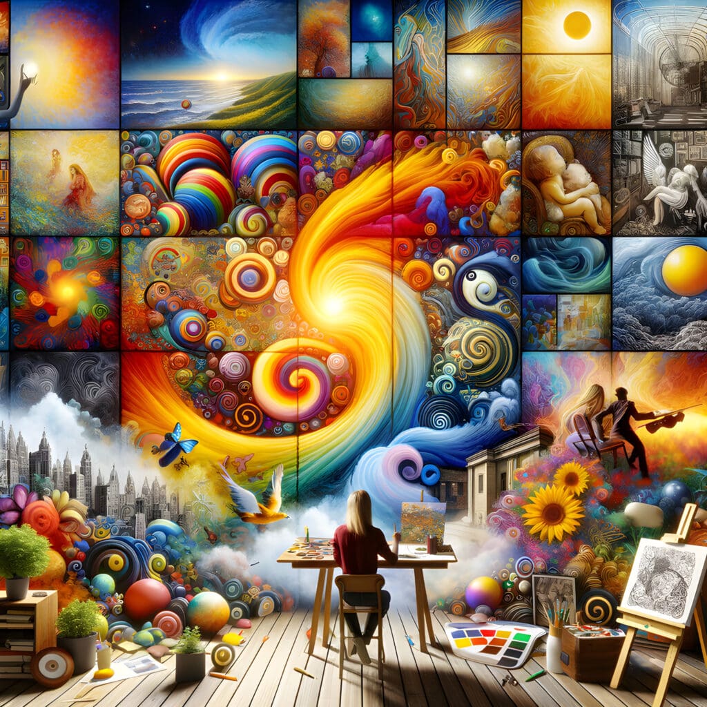 I am exploring the arts as a source of inspiration, allowing creativity to flow freely and express my unique perspective