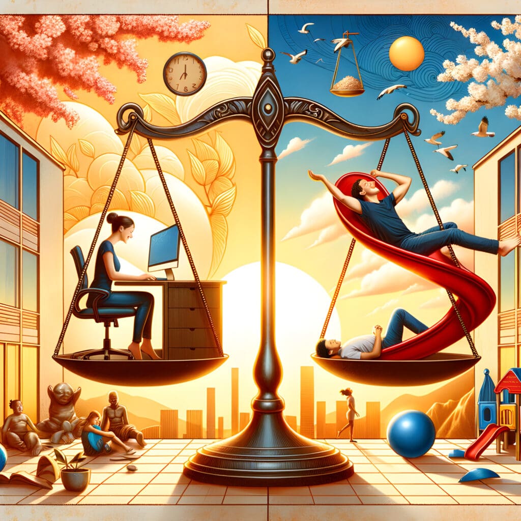 I am finding harmony in my daily life, balancing work, play, and rest for a fulfilled existence