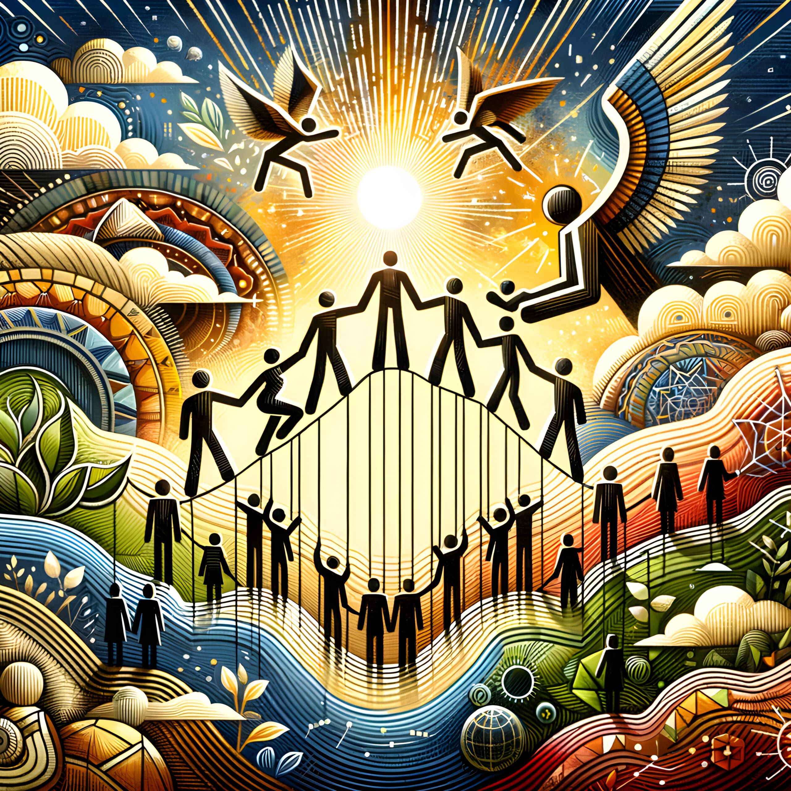 I am fostering a sense of community, building connections that support, inspire, and challenge me to be my best self