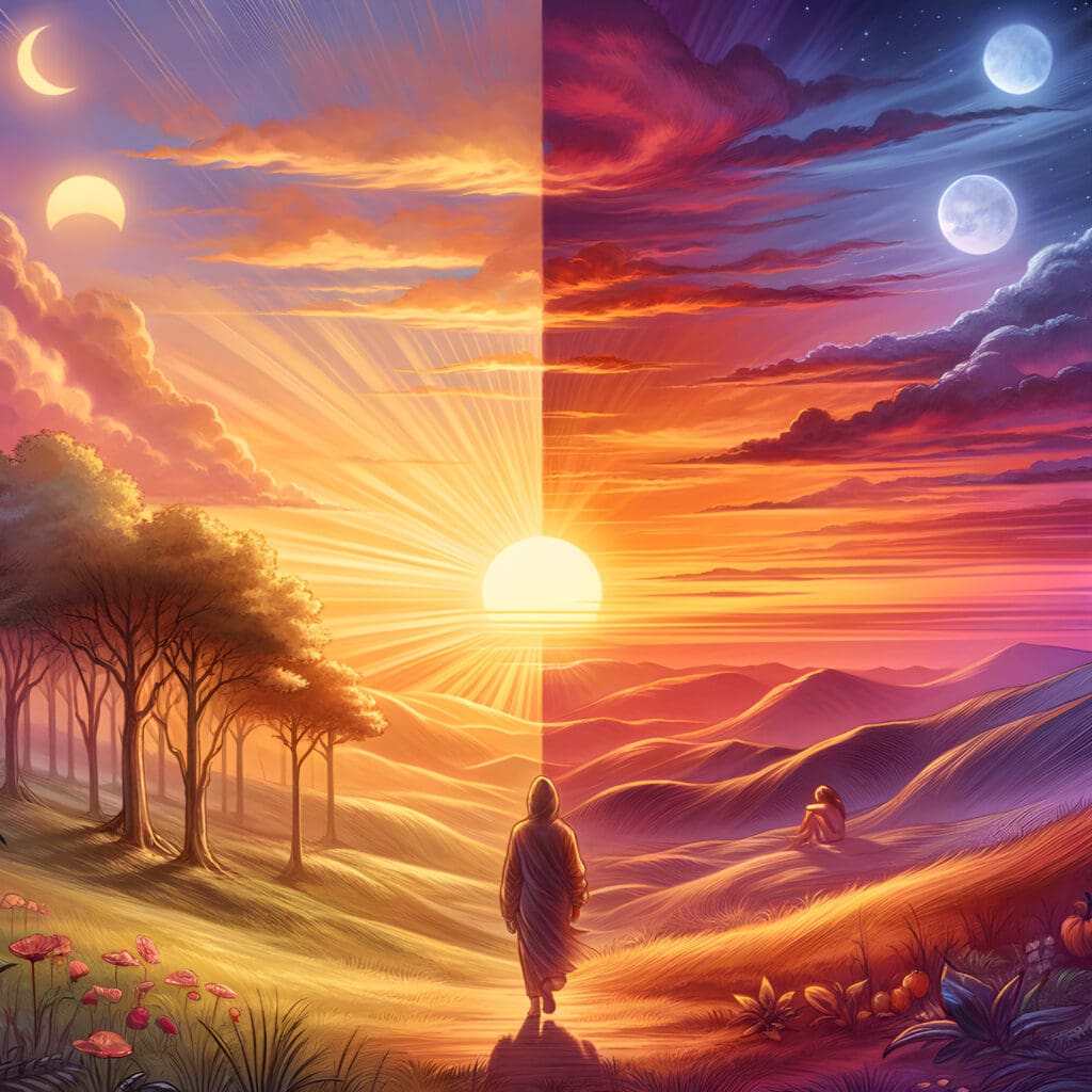 I am indulging in the beauty of sunrise and sunset, bookends to days lived fully and intentionally