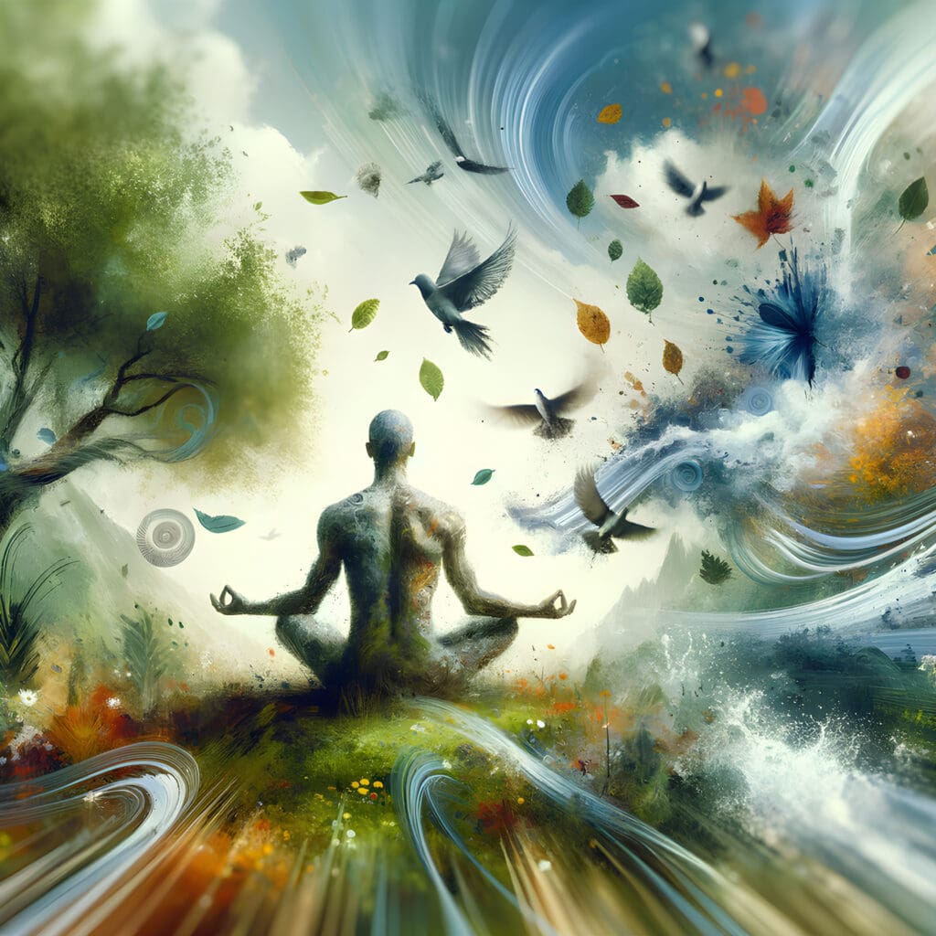 I am practicing presence, fully immersing myself in each task and interaction, finding depth in every moment