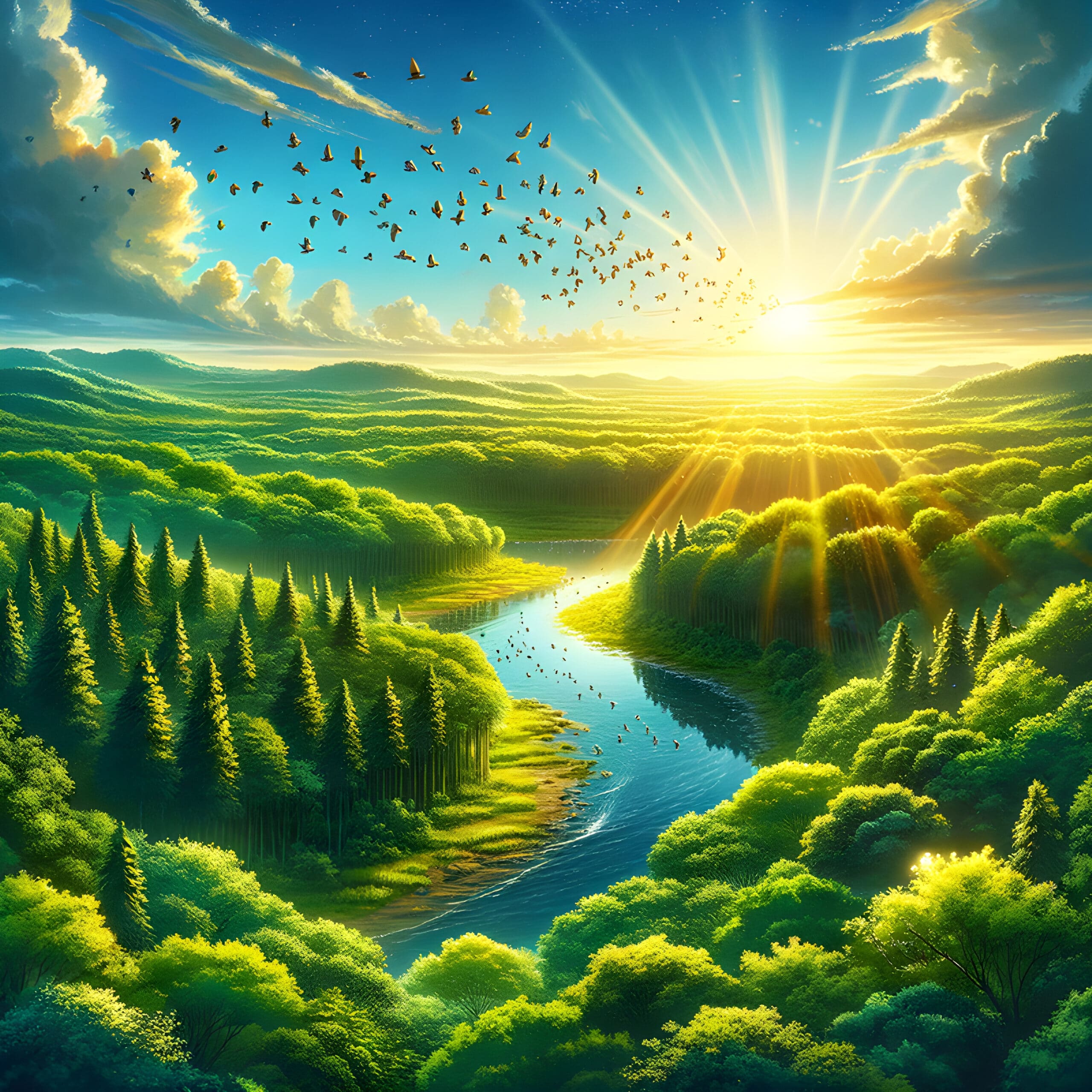 I am relishing the beauty of the natural world, allowing its majesty to inspire and rejuvenate me