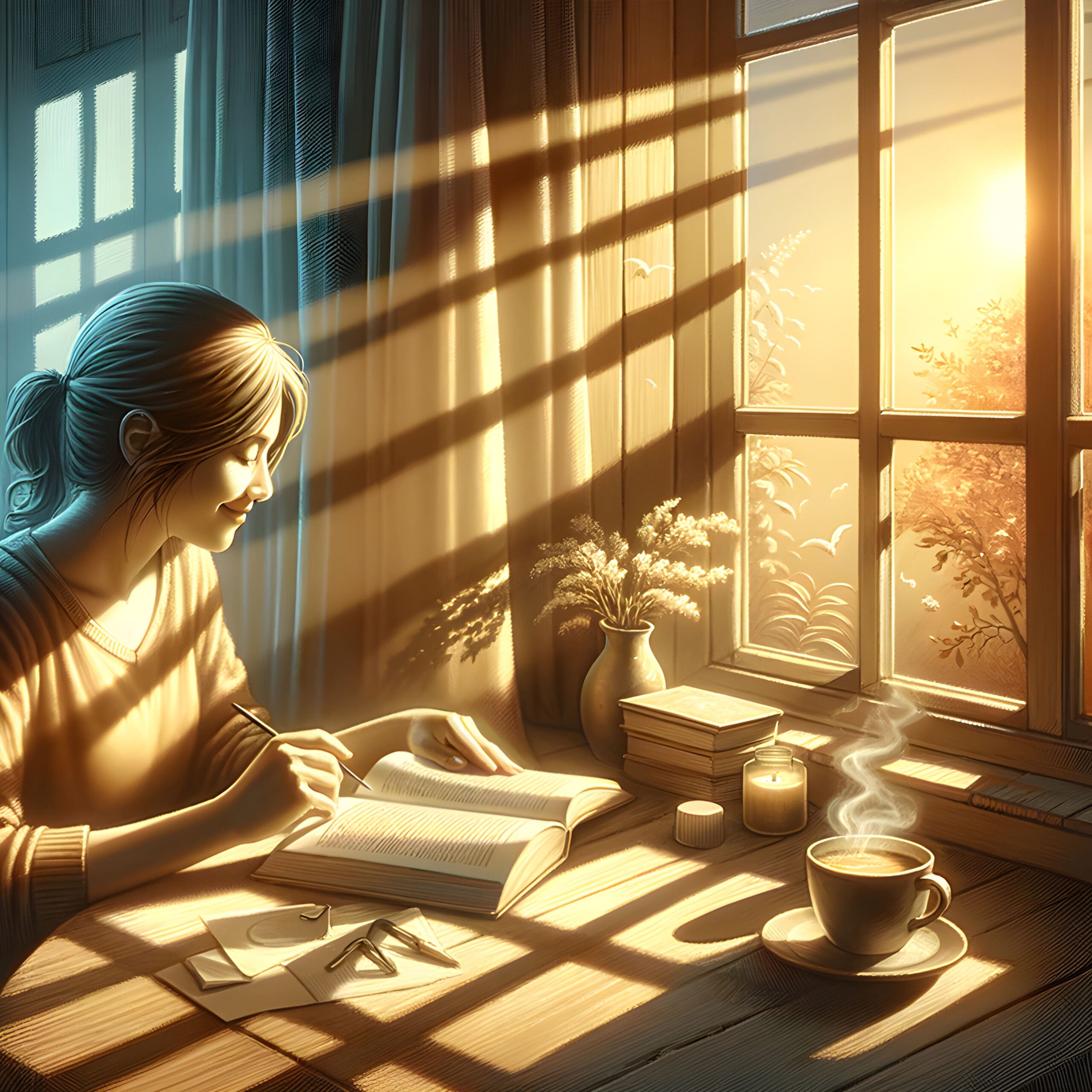 I am savoring the simple pleasures, finding joy and contentment in the everyday moments and the beauty they hold