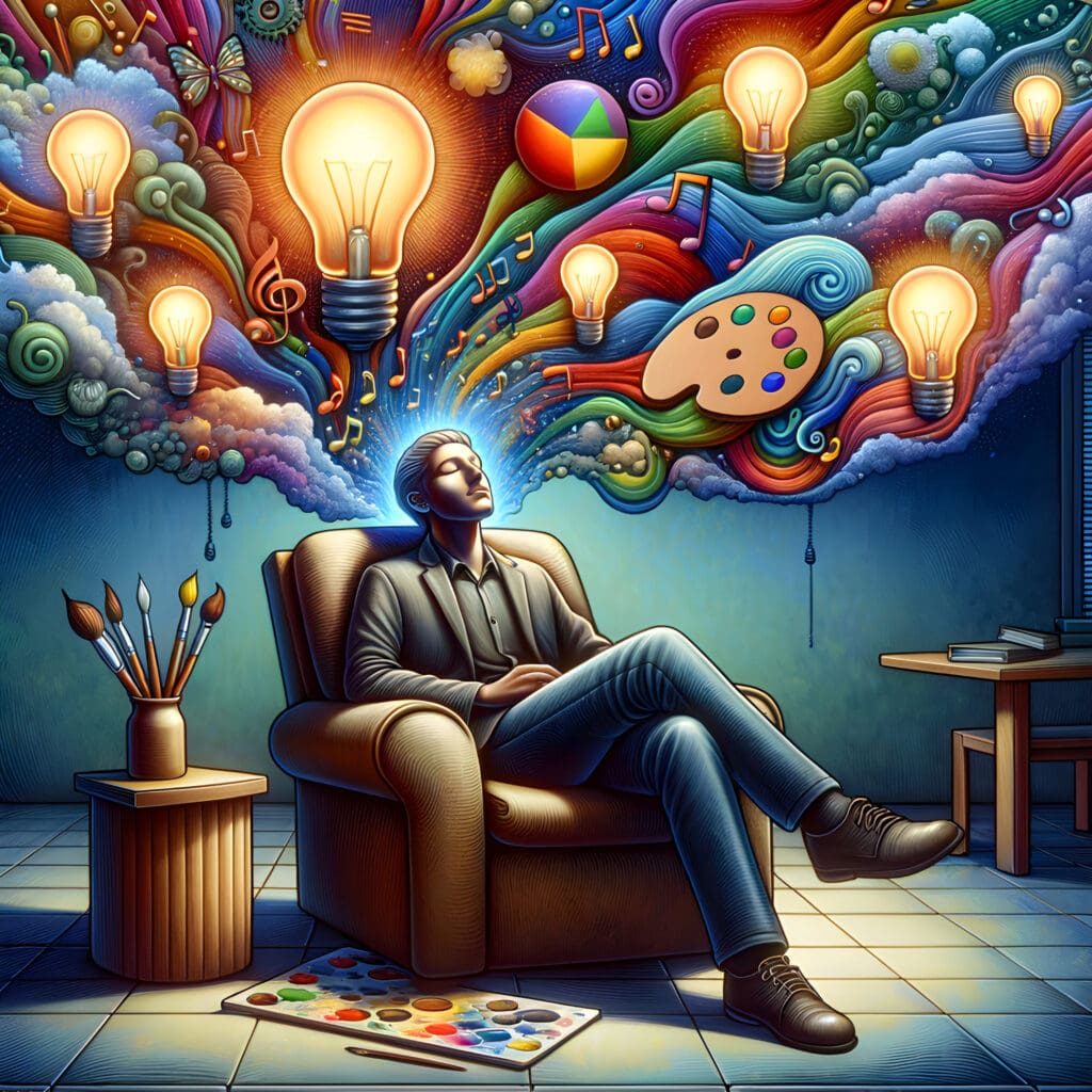 I am taking time to daydream, letting my mind wander to places of creativity, innovation, and inspiration without the influence of online content