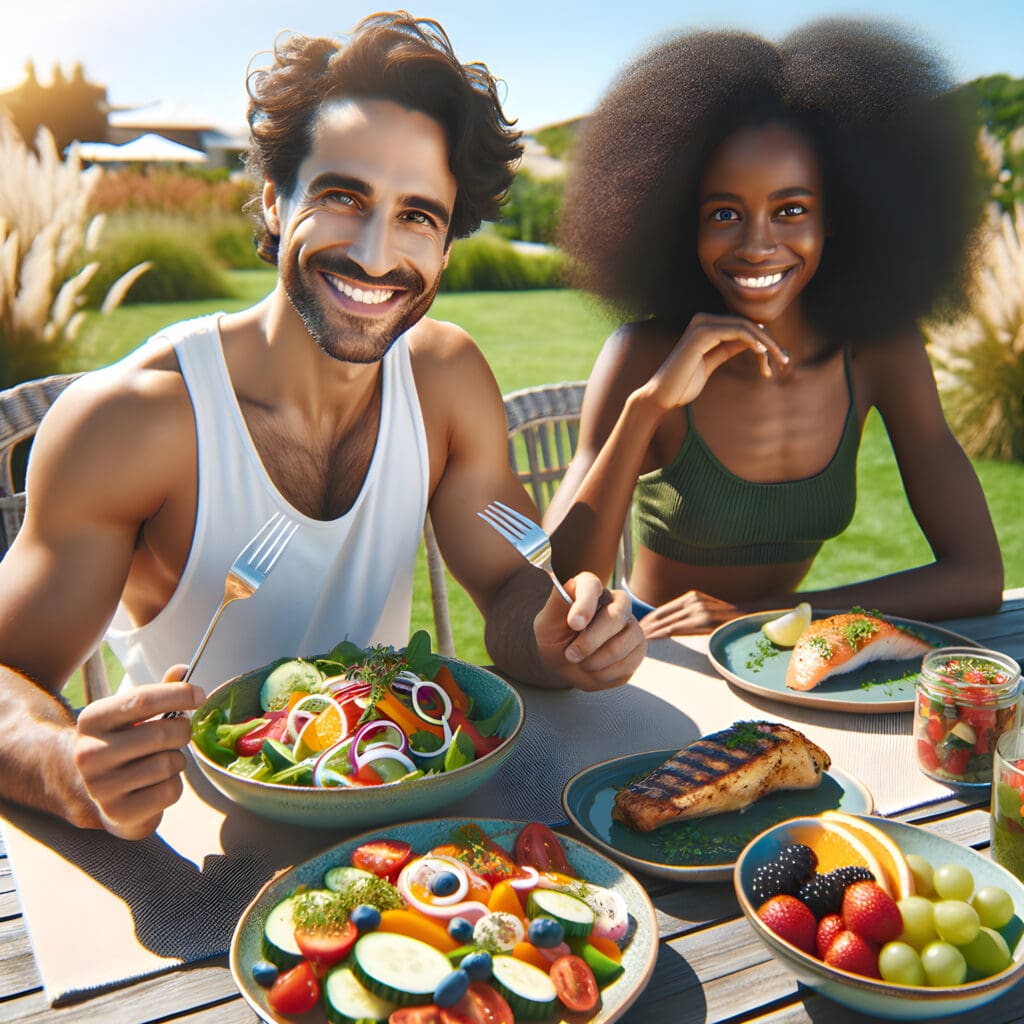 Low Fat meal at a Wellness Retreat