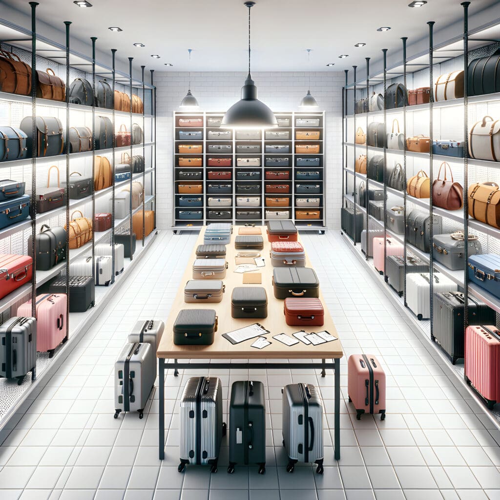 Luggage Storage at a Wellness Retreat