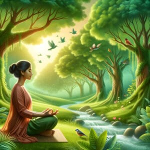 Meditation practice to integrate retreat benefits