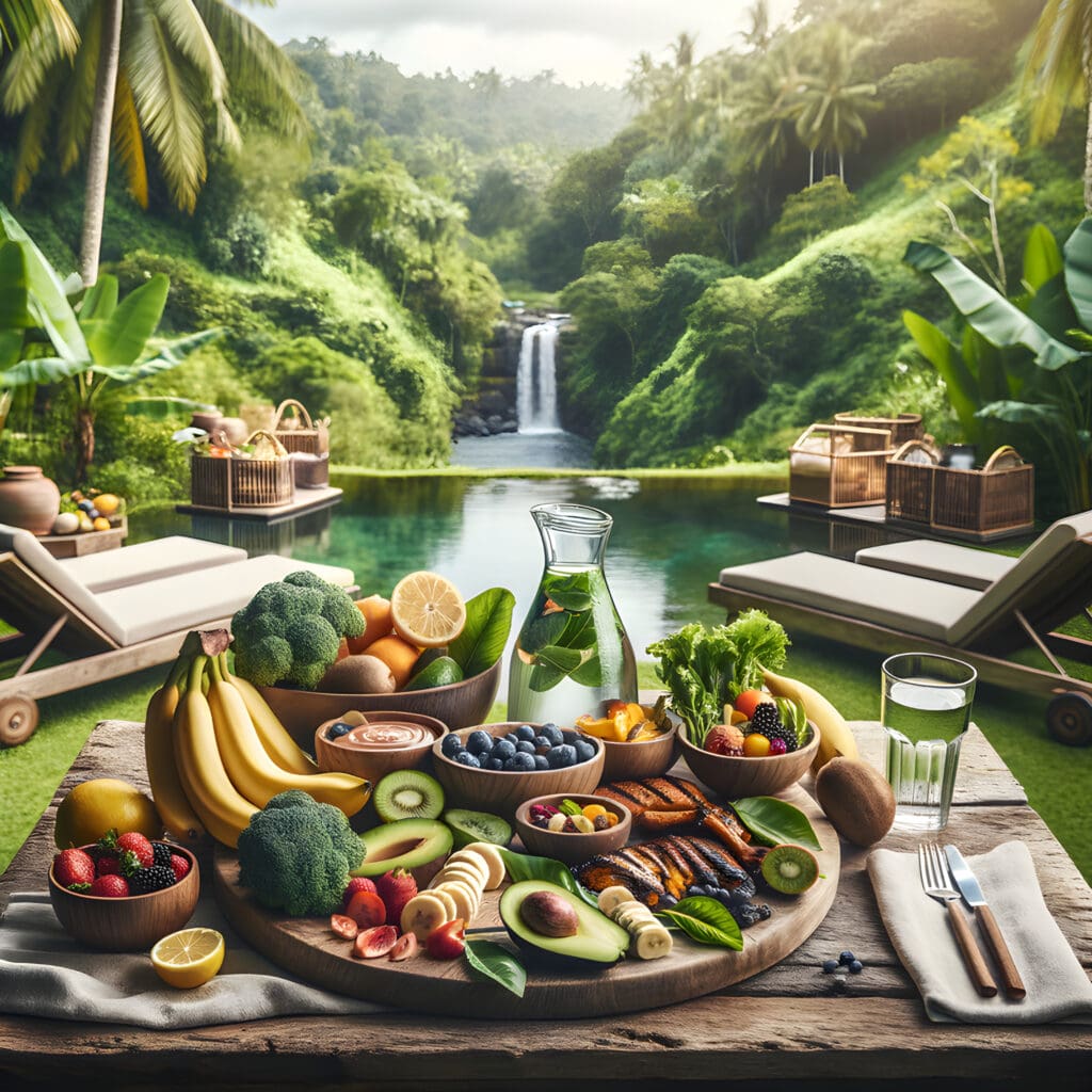 Paleo-friendly Food at wellness retreat