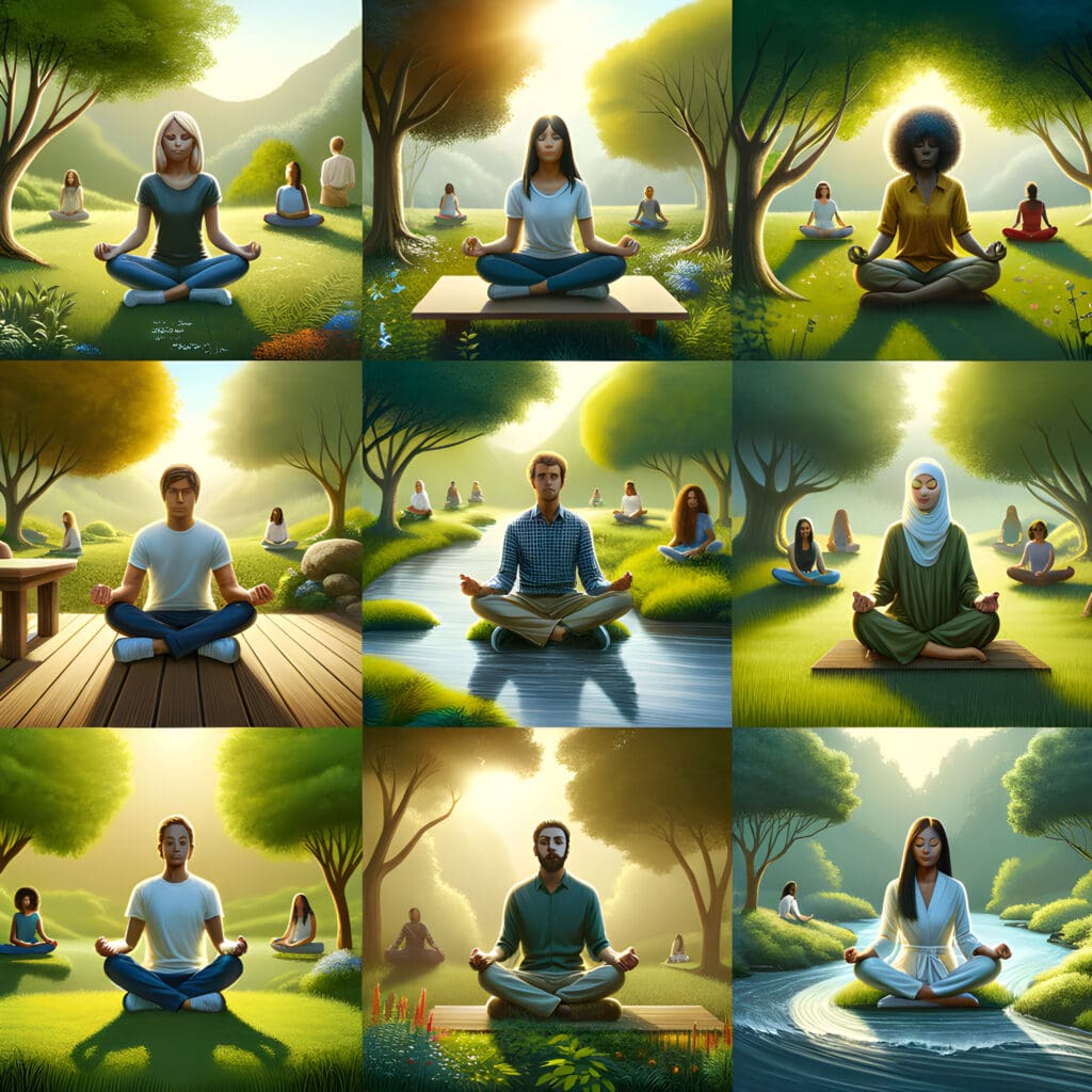 Periods of silence observed during the wellness retreat