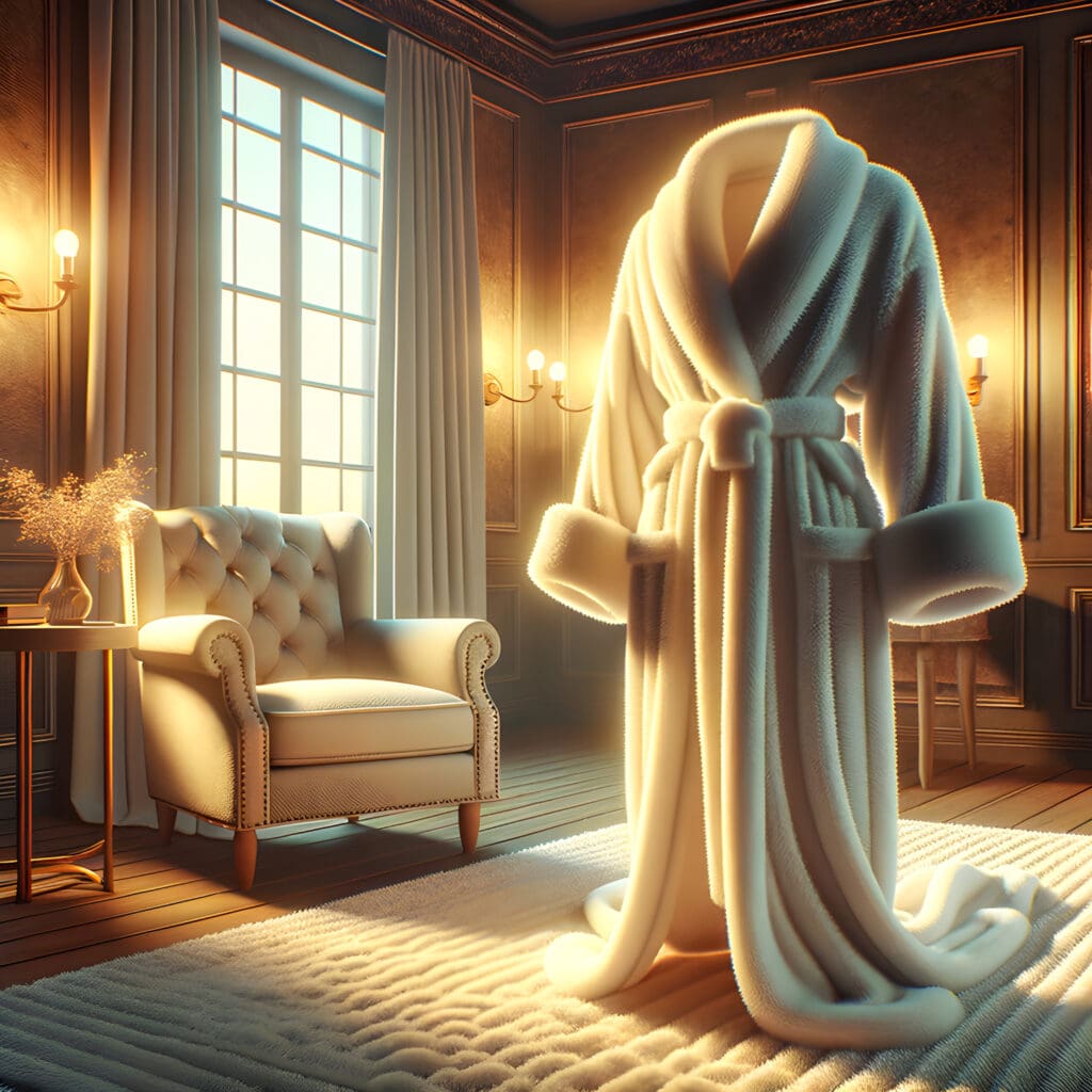 Robes at a Wellness Retreat
