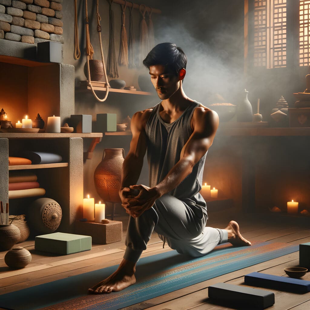 Yin Yoga at a wellness retreat