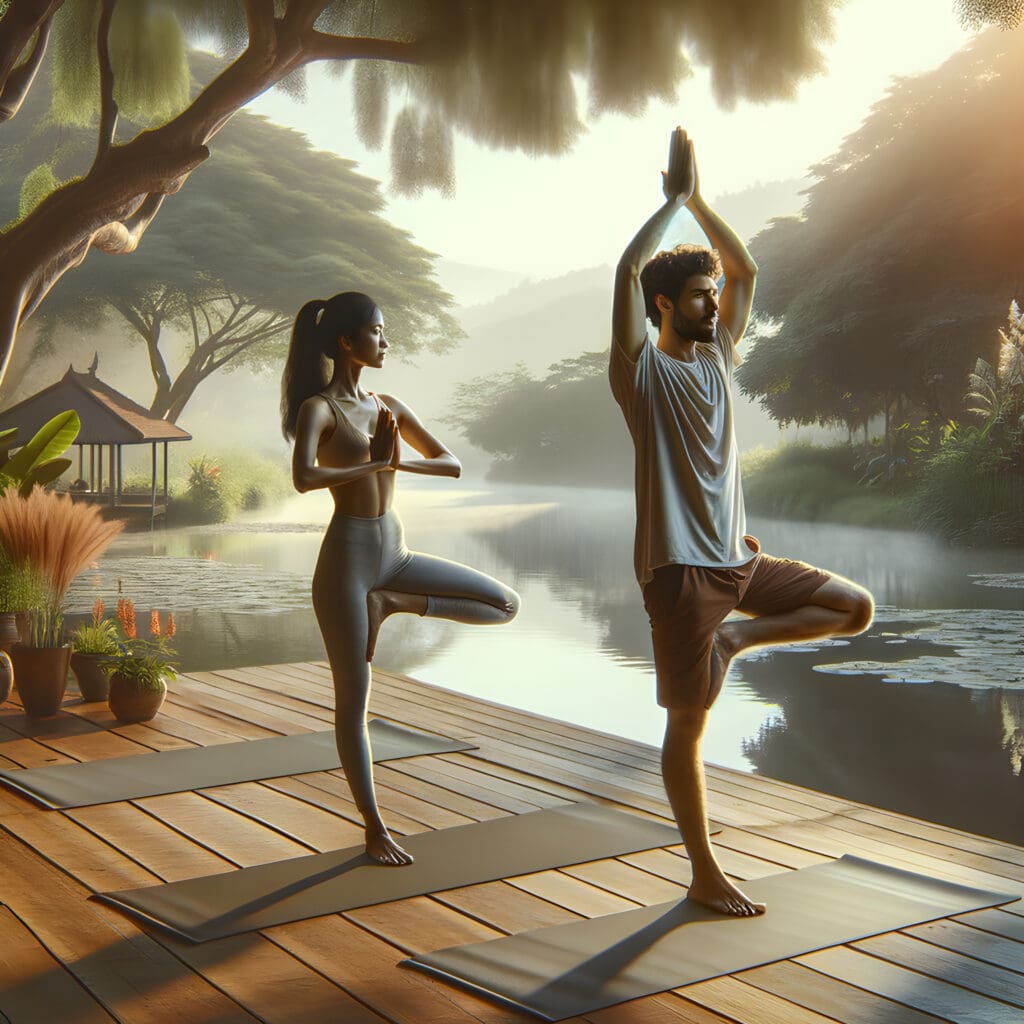 Yoga at wellness retreats
