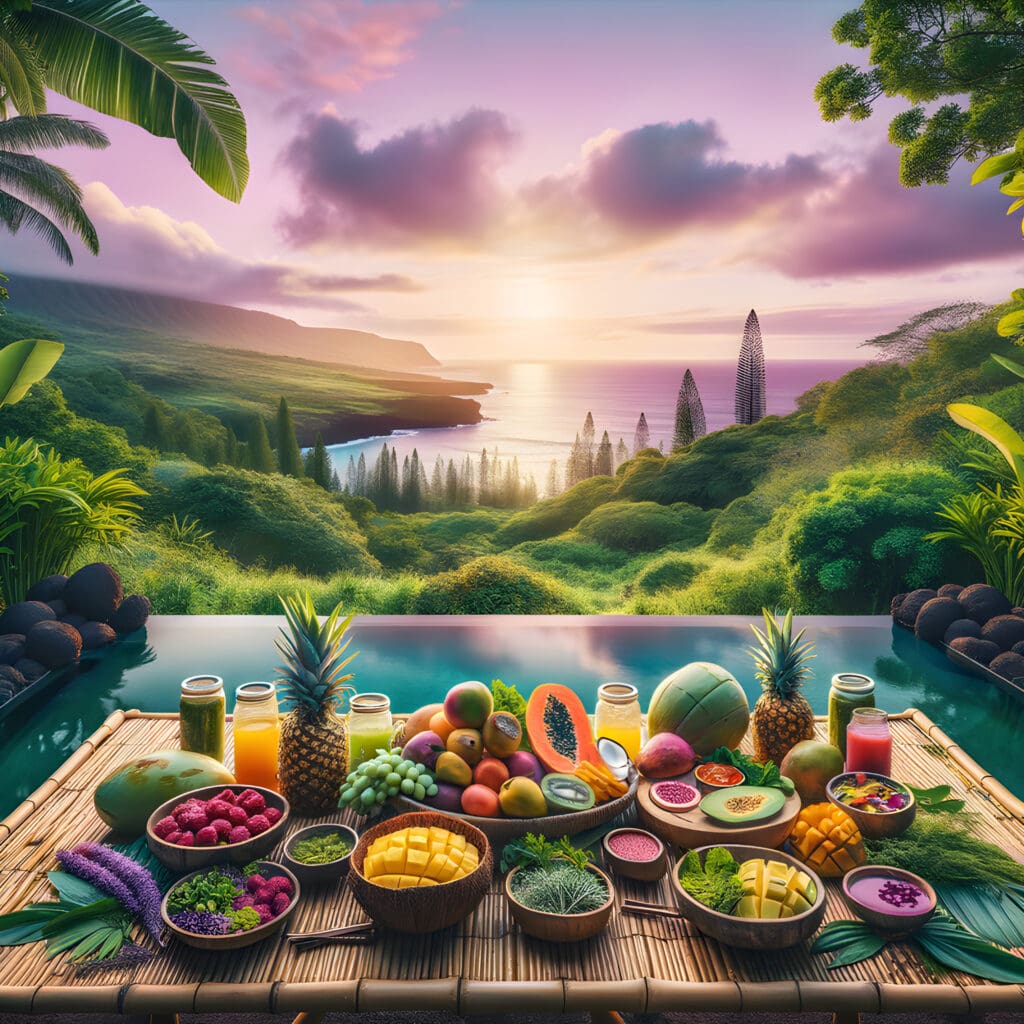 7 Day Trust Your Gut Live Food Cleanse in Pure Nature, Hawi, Big Island, Hawaii