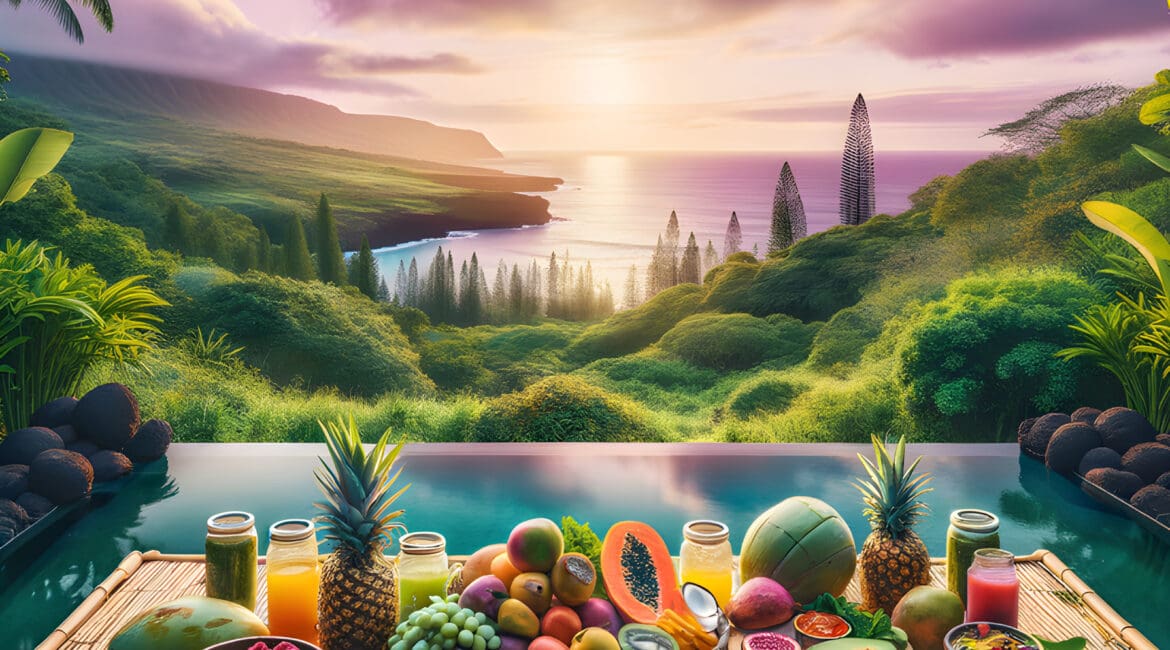 7 Day Trust Your Gut Live Food Cleanse in Pure Nature, Hawi, Big Island, Hawaii