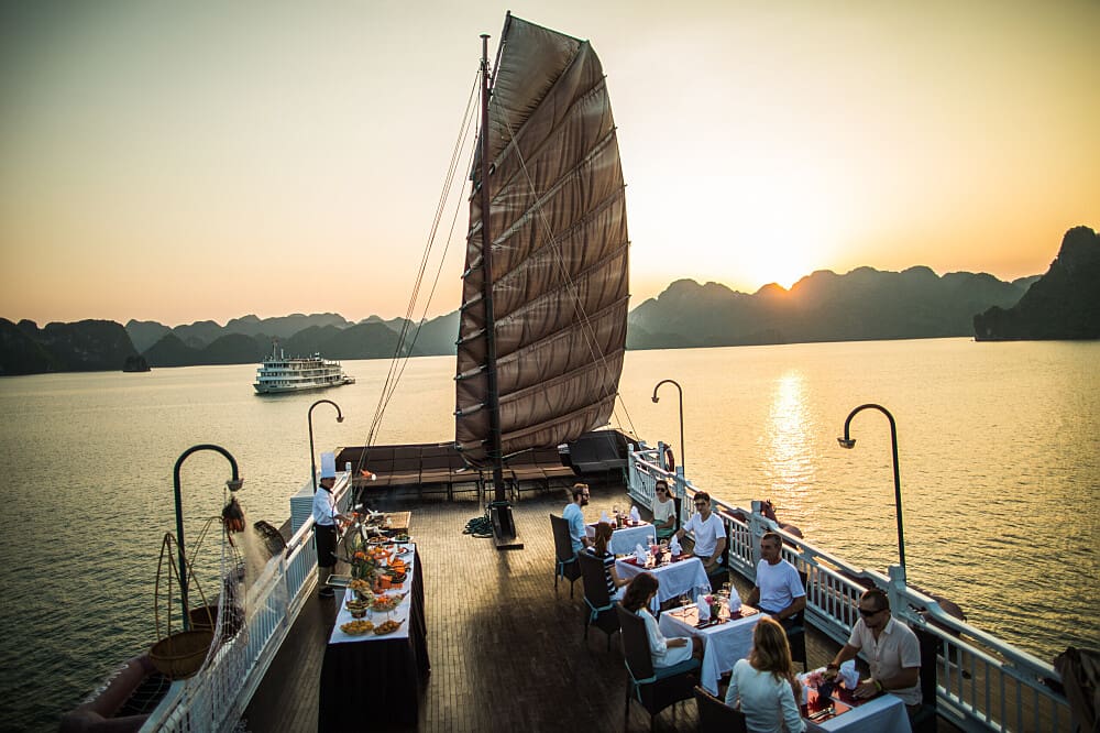 Boat Deck 7 Day Yoga & Meditation, Travel Retreat in Northern Vietnam