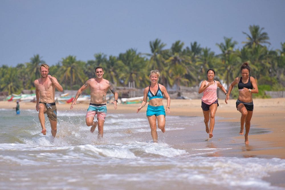 Group Running 7 Day Beach Fitness, Bootcamps and Yoga in Sri Lanka