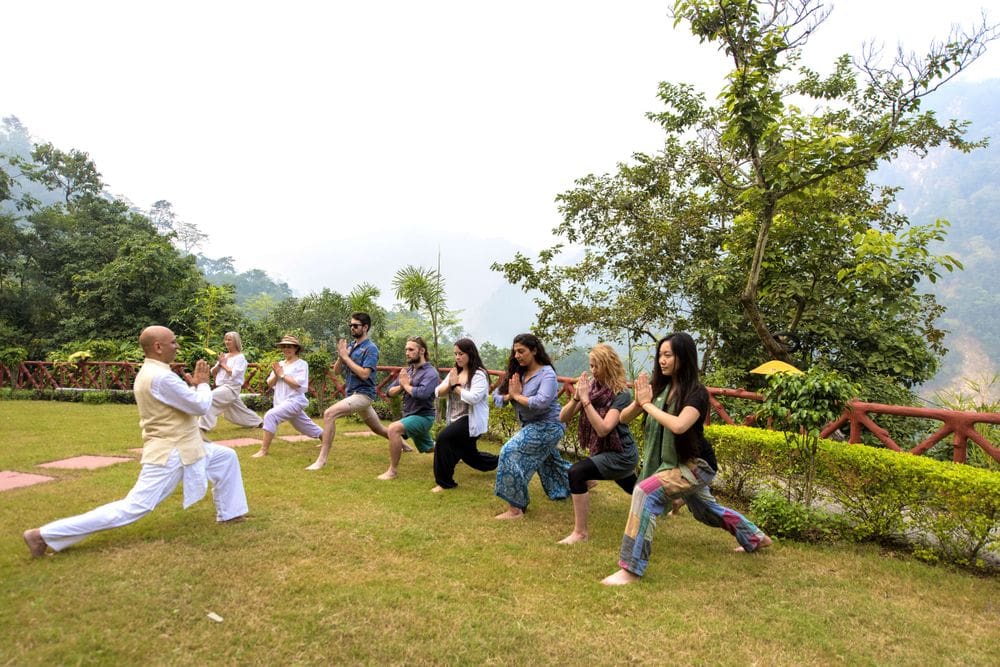 Group Yoga 8 Day Blissful Ayurvedic Detox and Yoga Retreat in Rishikesh