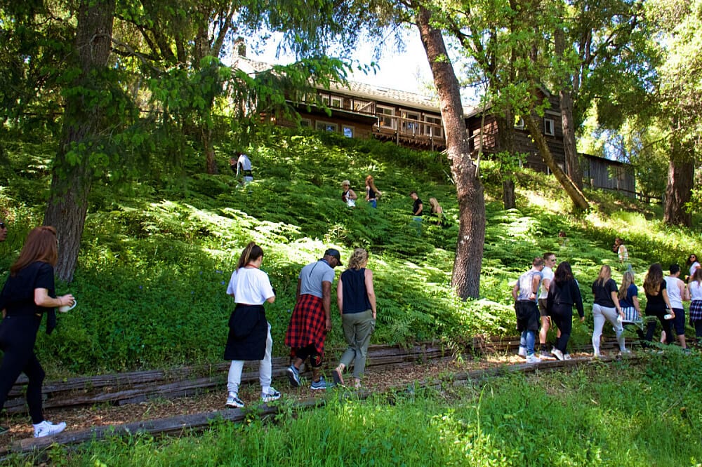 Nature Walk 7 Day Wellness Retreat at Eros Monastery Bay Area Mendocino US
