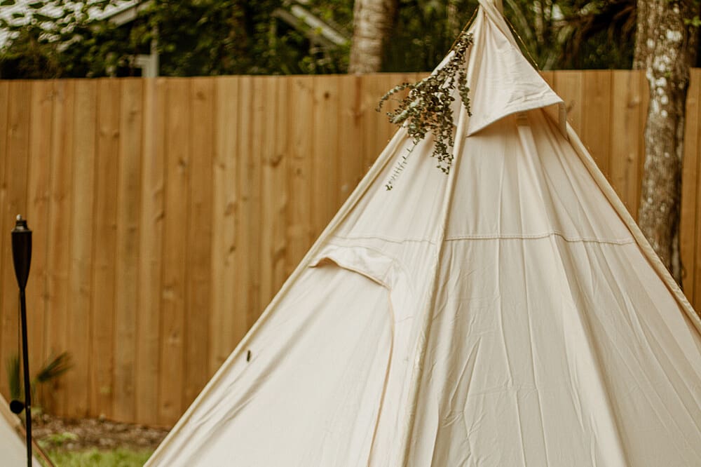 Tepee Accommodation 3 Day Womens Mind, Body, Soul Yoga & Camping Retreat, Florida, US
