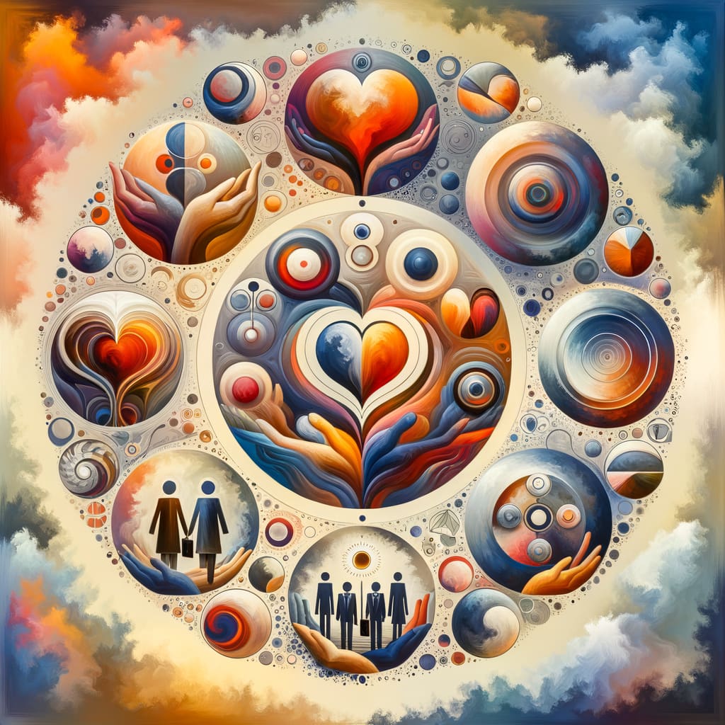 All my relationships are loving and harmonious affirmation image