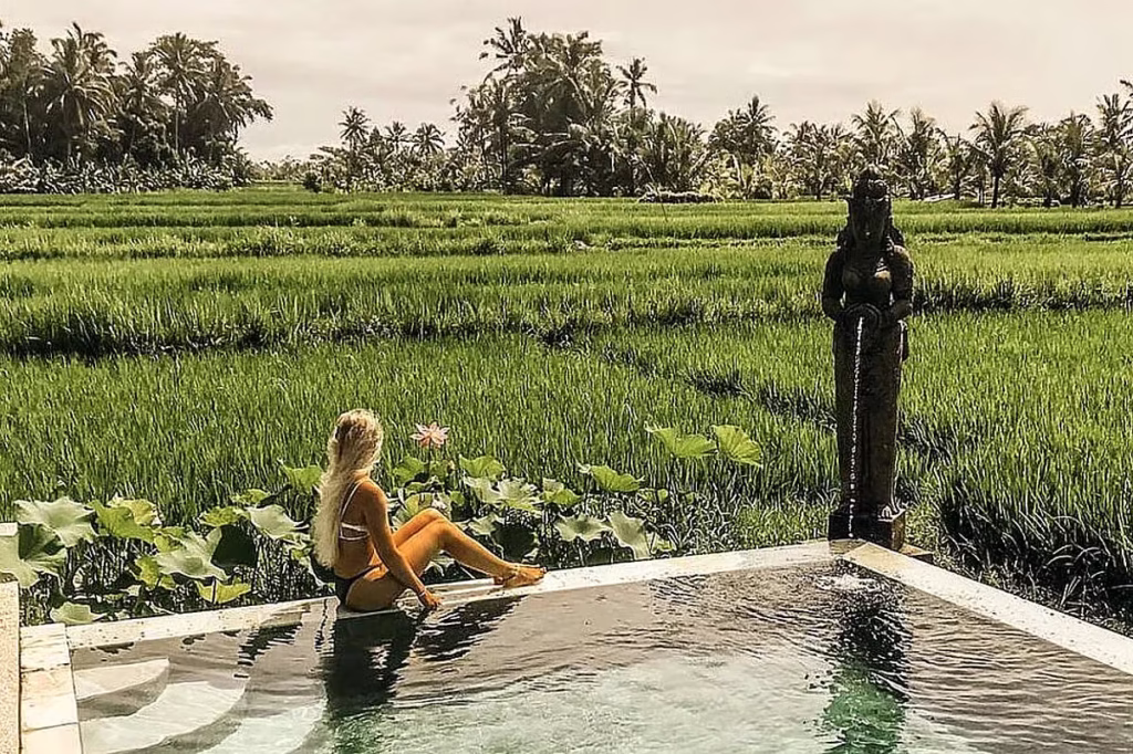 7-Day Solo Yoga Retreat in Ubud Bali Pool