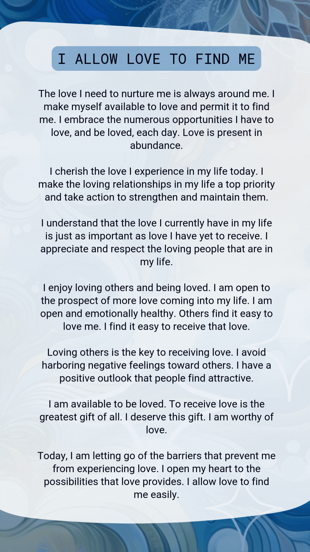 I allow love to find me GIF