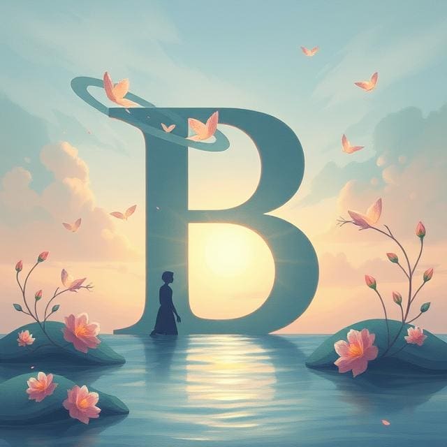 Letter B Mental Health Terms Image