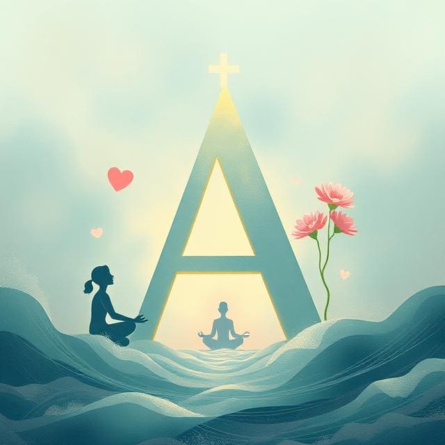 Letter A Mental Health Terms Image