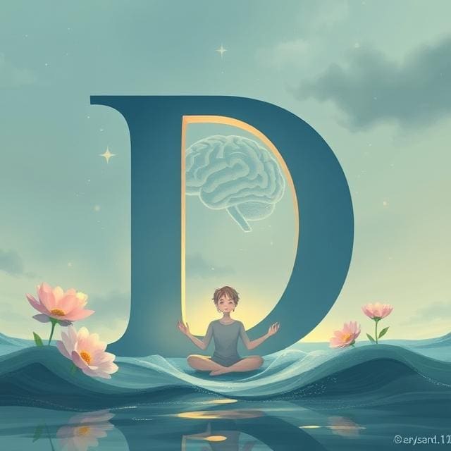 Letter D Mental Health Terms Image