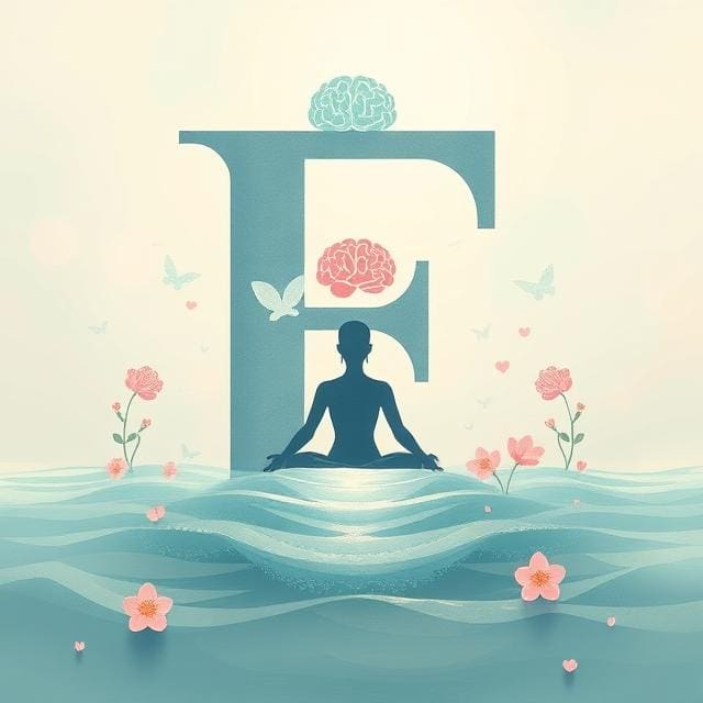 Letter F Mental Health Terms Image